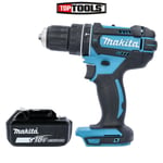 Makita DHP482Z LXT 18V Combi Drill Body With 1 x 5.0Ah Battery