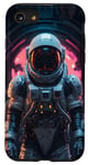 Coque pour iPhone SE (2020) / 7 / 8 Cyberpunk Astronaute Aesthetic Espace Motif Imprimé