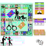 Adultopoly Brädspel, Parspel för Vuxna, Parbrädspel, Brädspel för Vuxna, Sovrumsspel för Par, Relationskortspel (YJD)