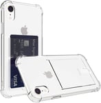 iPhone XR gennemsigtig iPhone taske med kortholder