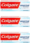 Colgate Sensitive with Sensifoam Toothpaste with Whitening Technology Pack of 3 