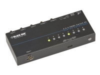 Black Box 4K HDMI Matrix Switch 4 x 2 - Omkopplare för video - 4 x HDMI - skrivbordsmodell, rackmonterbar - TAA-kompatibel