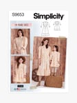 Simplicity Misses' and Children's Prairie Dress Sewing Pattern, S9653