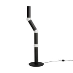 Oblure Lightbone stålampe 124,3 cm Black oak