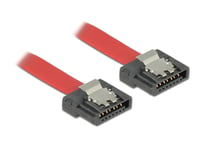 DELOCK – SATA 6 Gb/s Cable 10 cm red FLEXI (83832)