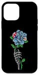 Coque pour iPhone 12 mini Fidji Rose Squelette Pride Drapeau Fidji Racines Souvenir Fidji