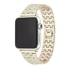SKALO Länkarmband Bling Apple Watch Ultra 49mm - Guld