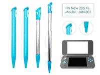 4 x Blue Pen 2 Extendable Stylus for New Nintendo 2DS XL/LL Plastic Replacement