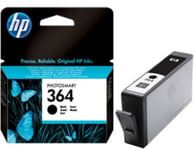 2 x HP 364 Black Ink Cartridge CB316EE Original and Genuine NEW No Box CHEAP Set