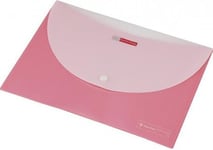 Panta Plast Focus Kuvert A4 2 Fickor Rosa (C335)