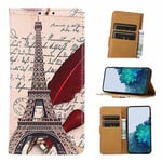 MTP Products Glam-Serien Sony Xperia 1 IV Lommebok-deksel - Eiffeltårnet