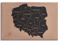 DP Craft Creative kork karta över Polen DPCRAFT 60x40cm Dalprint