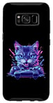 Coque pour Galaxy S8 manette de jeu gamer chat idée de jeu inspiration créative