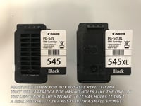 PG545XL Black Non OEM Ink Cartridge For Canon PIXMA MG2450 Inkjet Printer