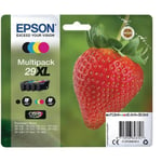 Epson 29XL Black Cyan Magenta Yellow Ink Cartridge Value Pack of 4 C13T29964012