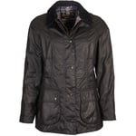 Barbour Beadnell Waxed Jacket Black 10 (S)