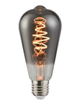 Deco Spiral |E27|Edison|Røgf. Home Lighting Lighting Bulbs Grey Nordlux
