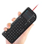 K02+ Trådlös Bluetooth med laser Rii Mini tangentbord pekplatta mus för PC bärbar dator