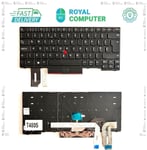 New UK Keyboard For Lenovo ThinkPad L480 L490 T480s T490 T495 P43s frame Backlit