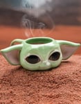 The Child Mug - Licensierad kopp Formad som Baby Yodas huvud 350 ml - Star Wars - The Mandalorian