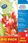 Avery inkjet fotopapir, glossy, A4/250g/40ark