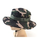 AZLMJXH Fishing Cap Outdoor Bucket Hats Mens Jungle Military Camouflage Camo Hat Camping Barbecue Cotton Mountain Climbing Fishing Caps (Color : 3)