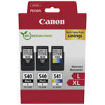 2x Canon PG540L Black 1x CL541XL Colour Ink Cartridge Pack For TS5151 Printer
