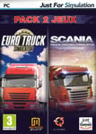 Pack Euro Truck : Euro Truck + Scania Truck Driving Simulator Pc
