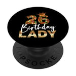26th birthday lady gift for her twenty-sixth bday woman PopSockets Swappable PopGrip