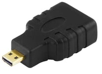 HDMI til Micro HDMI adapter - Guldbelagt