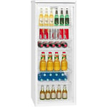 Bomann Réfrigérateur pour boisson 256L blanc KSG7280-blanc, Destiné à un usage commercial, Éclairage intérieur à LED, dégivrage automatique, 5 étagères en treillis, dont 4 réglables en hauteur,