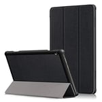 RLTech Case for Samsung Galaxy Tab S6 Lite 10.5 Inch, Slim Lightweight Smart Shell Folio Cover case with Stand Function for Samsung Galaxy Tab S6 Lite 10,5 (SM-P615), Black