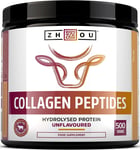 Collagen Powder 500G - Hydrolysed Collagen Peptides Powder - High Protein Bovine