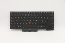 Sunrex - Ersättningstangentbord För Bärbar Dator - Med Trackpoint, Ultranav - Bakgrundsbelyst - Qwerty - Italiensk - Svart - För Thinkpad L14 Gen 1 20U1, 20U2, 20U5, 20U6