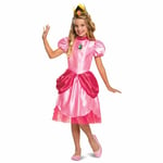 Disguise Princess Peach Super Mario Video Child Classic Nintendo Costume 10690