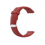 Huawei klocka GT2 42mm / Watch 2 - Silikon klockarmband 20 mm Röd