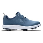 FootJoy Femme Confort Chaussures de Golf, Bleu/Blanc, 38.5 EU