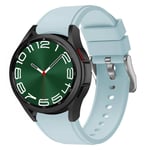 Silikon armbånd No-Gap Samsung Galaxy Watch 6 Classic (43mm) - Lysebl