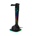 EgoGear - SAC1 - Universal USB Hub and RGB Gaming Headset Stand