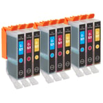 9 C/M/Y Ink Cartridges for Canon PIXMA iP4600, MP550, MP630, MP990