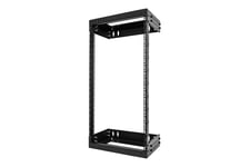 StarTech.com 21U 19" Wall Mount Network Rack, Adjustable Depth 12-20" 2 Post Open Frame Server Room Rack for AV/Data/ IT Communication/Computer Equipment/Switch with Cage Nuts & Screws - 21U Adjustable Rack - rack - 21U