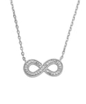 Fossil Sterling Infinity pave halsband JFS00632040