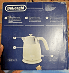 DELONGHI Luminosa KBL3001W Jug Kettle - White Brand New and Boxed, 1.6 L, 3000 W