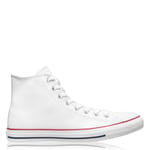 Converse All Star Leather Hi Top Trainers White 100 7 (41)
