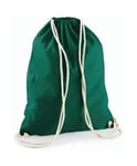 Westford Mill Cotton Gymsack - Bottle Green - One Size