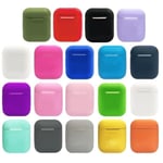 AirPod 1/2 Silikonfodral / Silikonskal - Välj Färg Neon Rosa