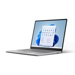 Microsoft Surface Laptop Go 2 Ultra-Thin 12.4” Touchscreen Laptop - Platinum - Intel Core i5 - 8GB RAM - 128GB SSD - Windows 11 Home - 2022 model, Silver, UK plug