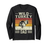 Best Turkey Dad Men - Vintage Wild Turkey Long Sleeve T-Shirt