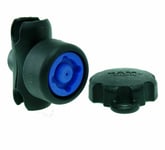 Ram Double Socket Short Arm with Security Pin-Lock Knob for 1" Ball Bases