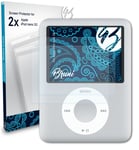 Bruni 2x Protective Film for Apple iPod nano 3G Screen Protector